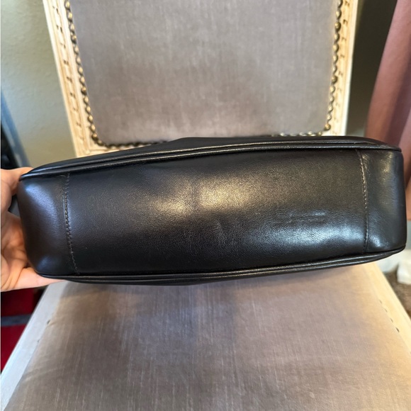 Gucci Black Leather Handbag with Bamboo Handle - Picture 6 of 12